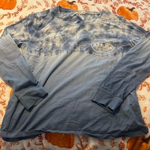 Ron John Surf Shop size medium blue and white tye dye long sleeve
